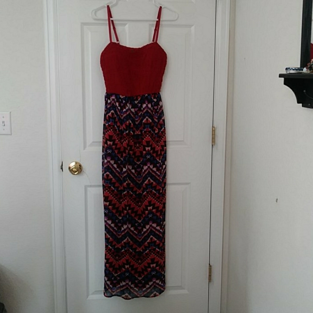 Boho Maxi with Southwestern Pattern